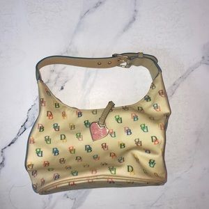 Dooney & Bourke Rainbow collection cream mini bag